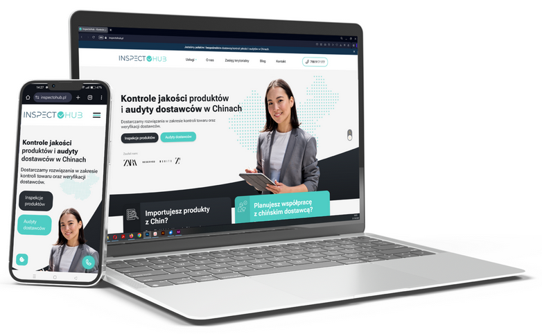 Dedykowany projekt strony internetowej